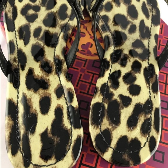 Tory Burch Miller Sandals Thong Flip Flop leopard - Picture 4 of 8